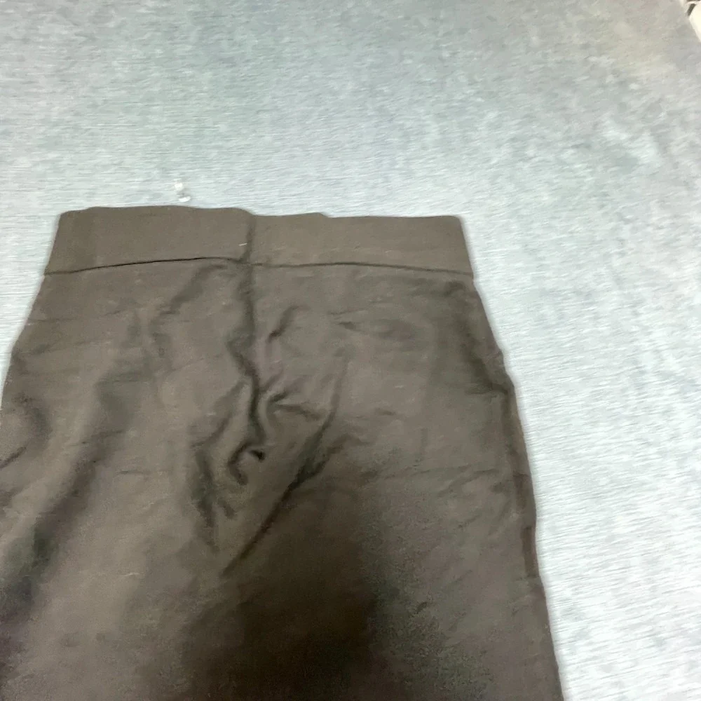 Michael Kors Pants Womens Small Black Stretch Front Side Slit Casual Pull On